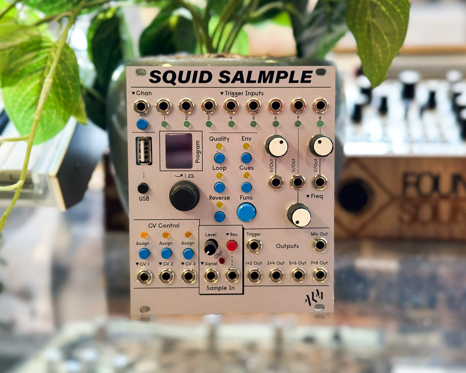 Busy 【ストライプ】 Squid Salmple +USB ? モジュラーシンセ