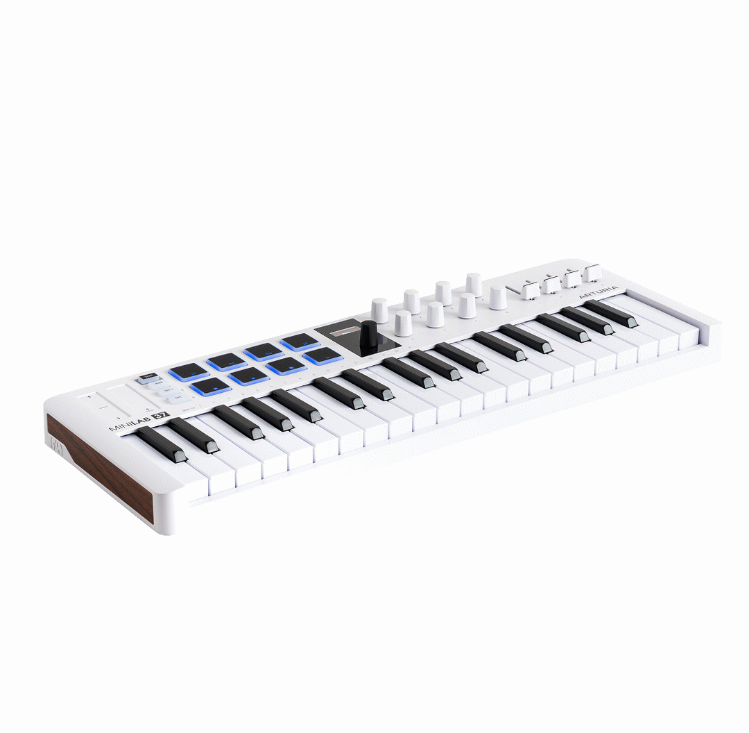 Arturia Minilab 37 Note Keyboard - White
