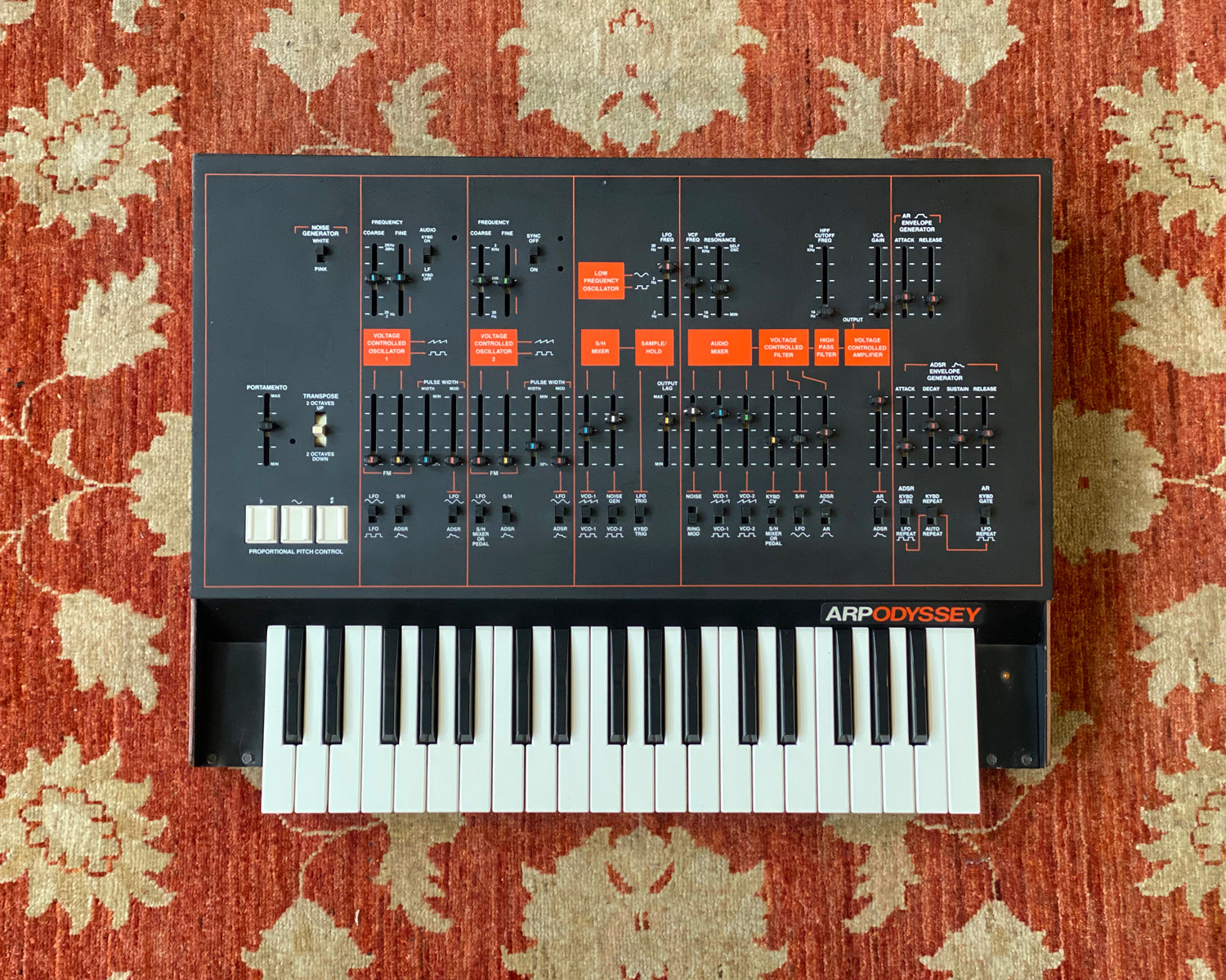 ARP Odyssey mkIII Model 2823 Analogue Synthesizer Found Sound