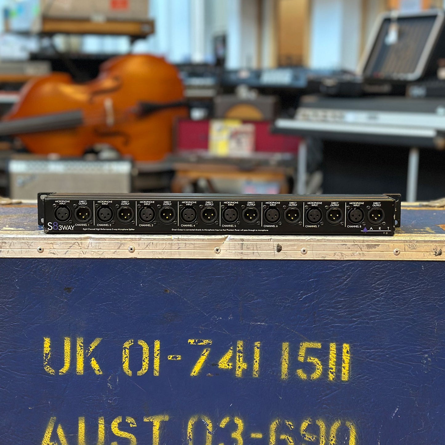 ART S8-3Way Rackmount 8 Channel Microphone Splitter
