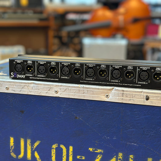ART S8-3Way Rackmount 8 Channel Microphone Splitter