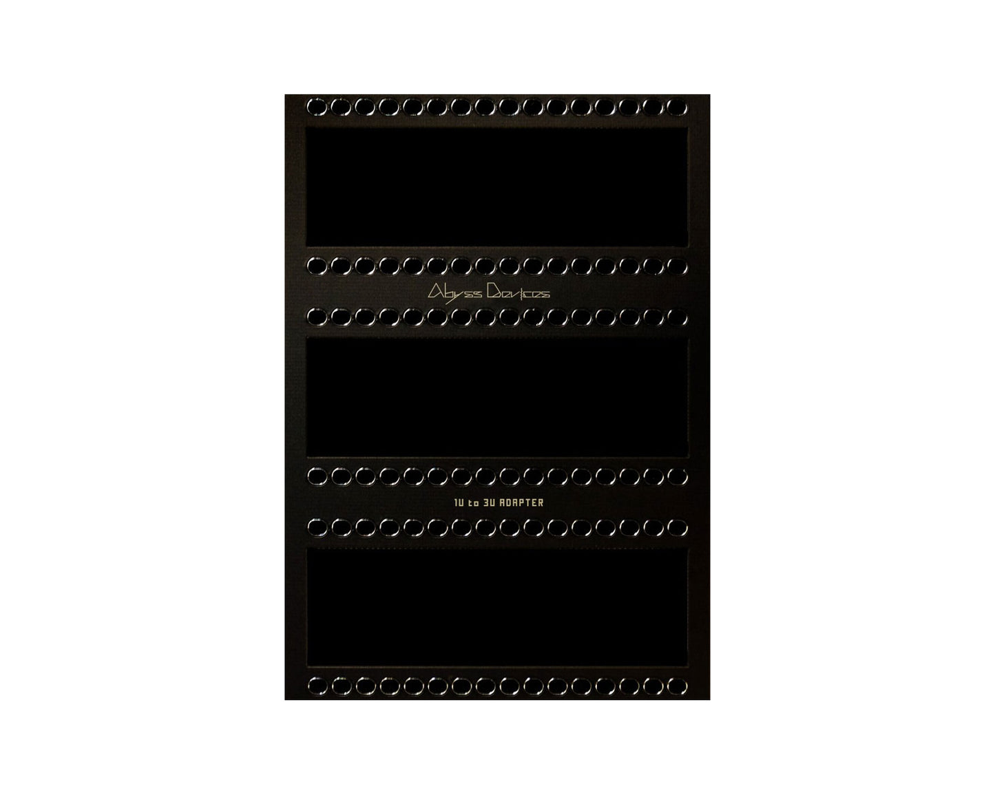 Abyss Devices 1U to 3U 18hp Adapter (Intellijel) - Black