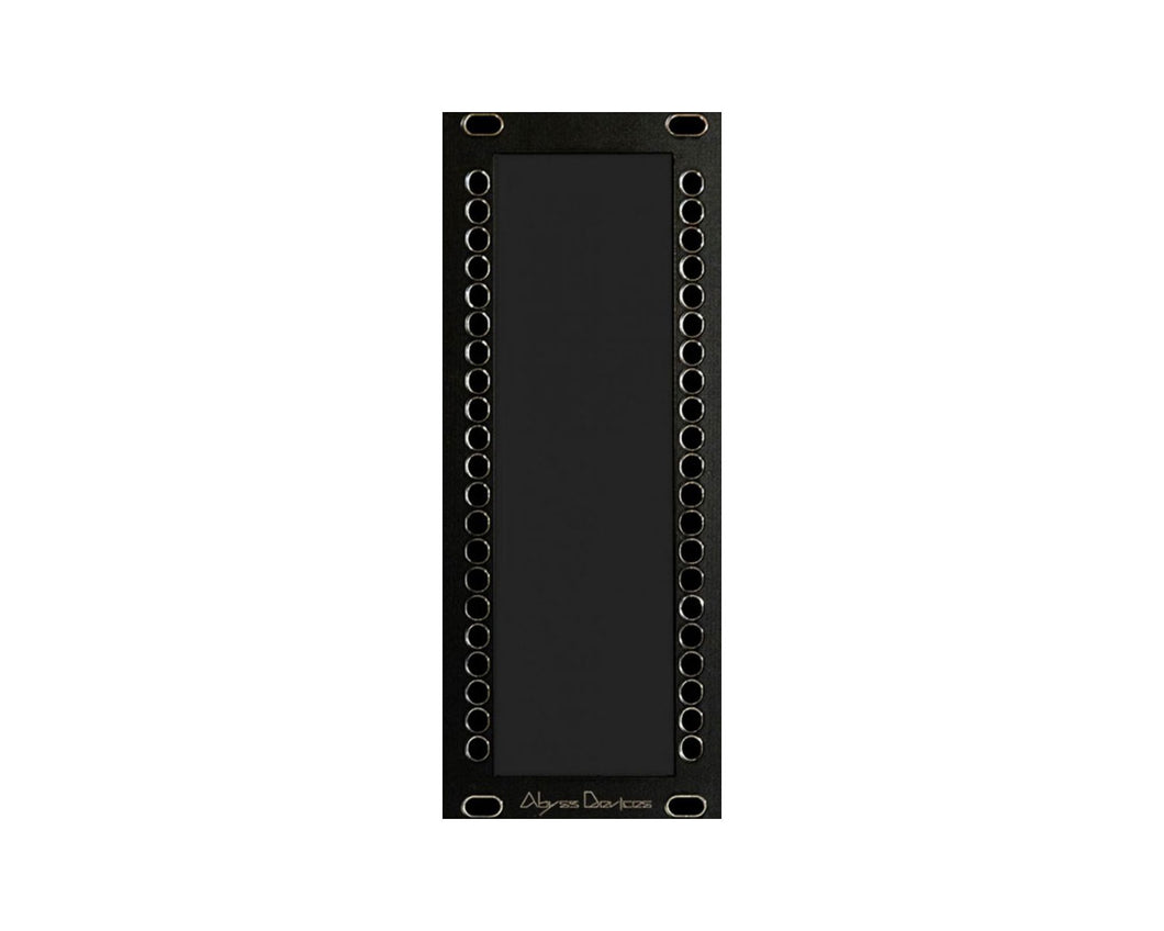 Abyss Devices 1U to 3U Adapter (Pulp Logic) - Black