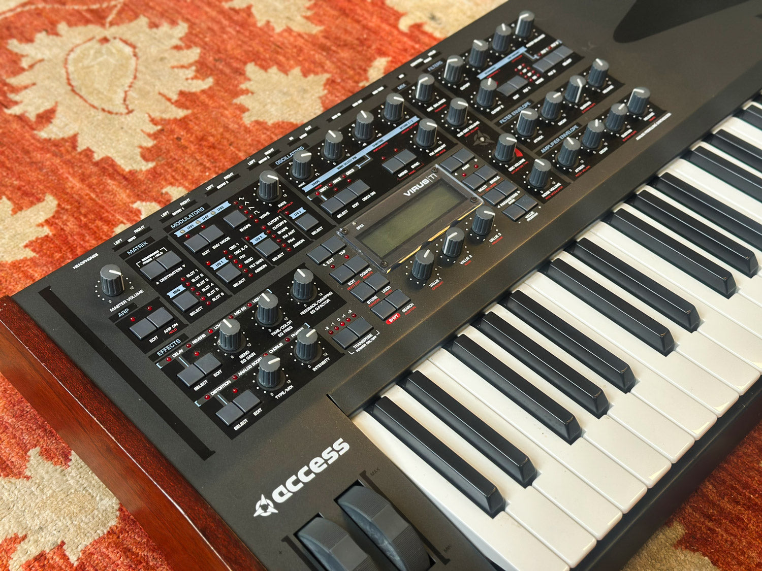 Access Virus TI 61 Key Keyboard Synthesizer w/ Road Case – Found Sound