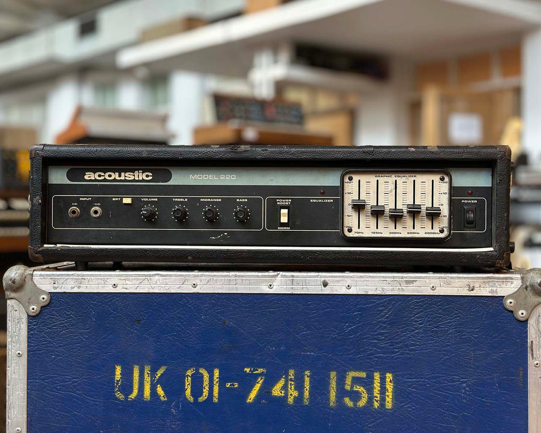 Acoustic Control Corp Model 220 125-Watt Bass Head