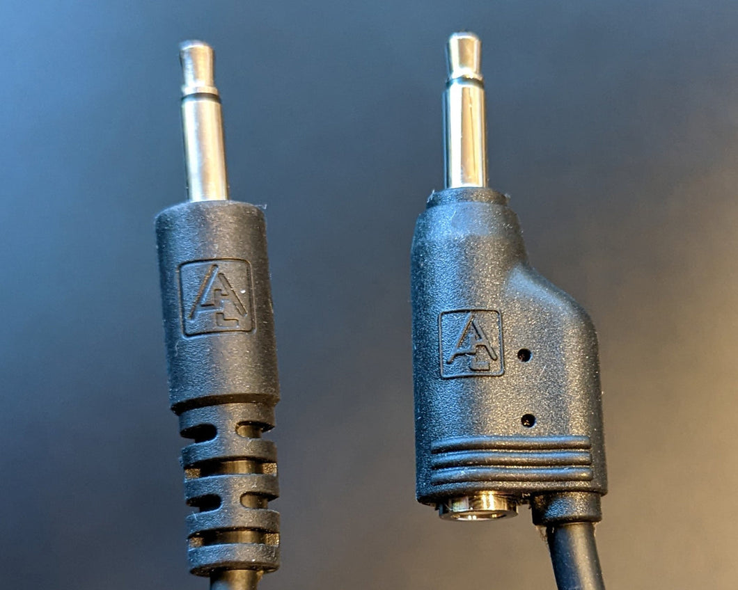 After Later Audio 30cm Double-end Stackable Patch Cable 5 Pack - Black