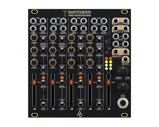 After Later Audio Bartender V2 4 Channel Expandable Stereo Mixer