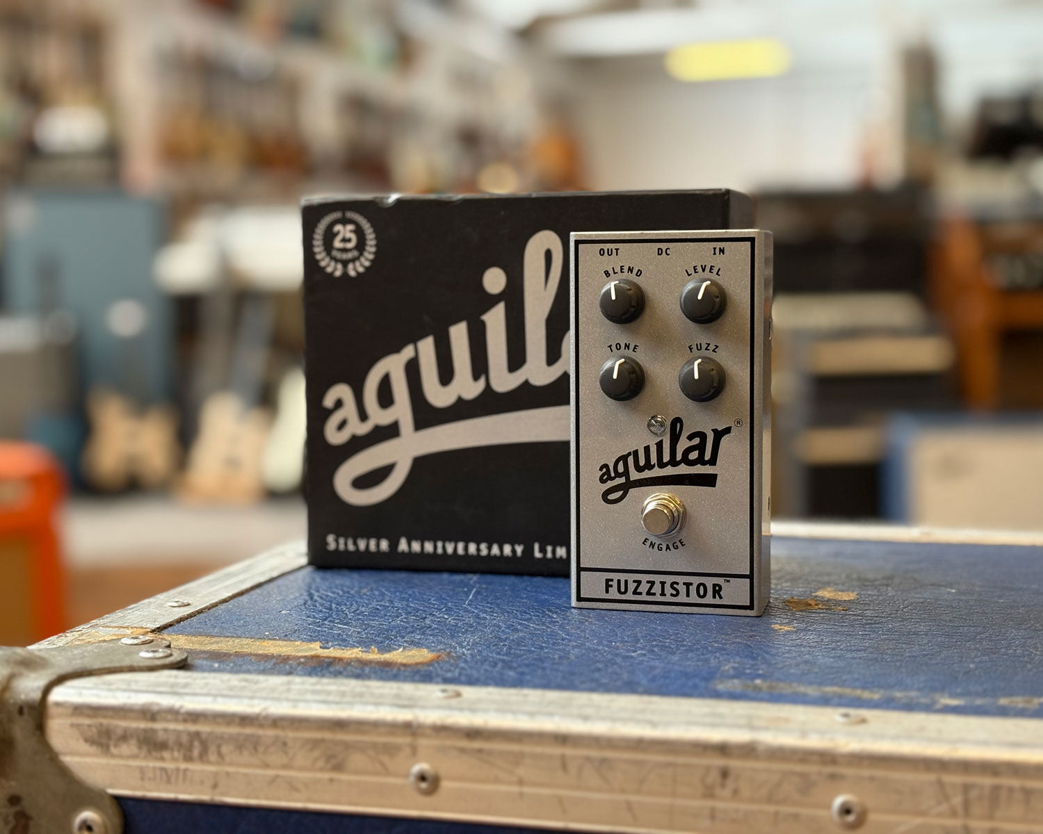 Aguilar Fuzzistor - 25th Anniversary Silver Edition w/ Original