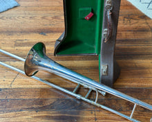 Load image into Gallery viewer, 1960s Amati Silver Plated B Slide Trombone B♭
