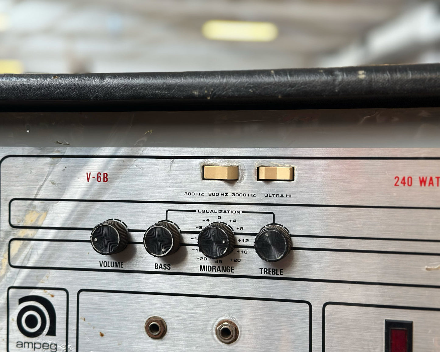 1970s Ampeg V-6B 120 Watt Solid-State Bass Head