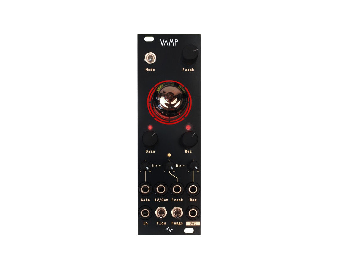 Apollo View Vamp 8HP Multi-Mode LP/BP/HP Sallen-Key Filter with Tube Saturation & Distortion