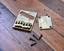 Load image into Gallery viewer, Armadillo Machine Works Andy Summer Neck Plate/Bridge
