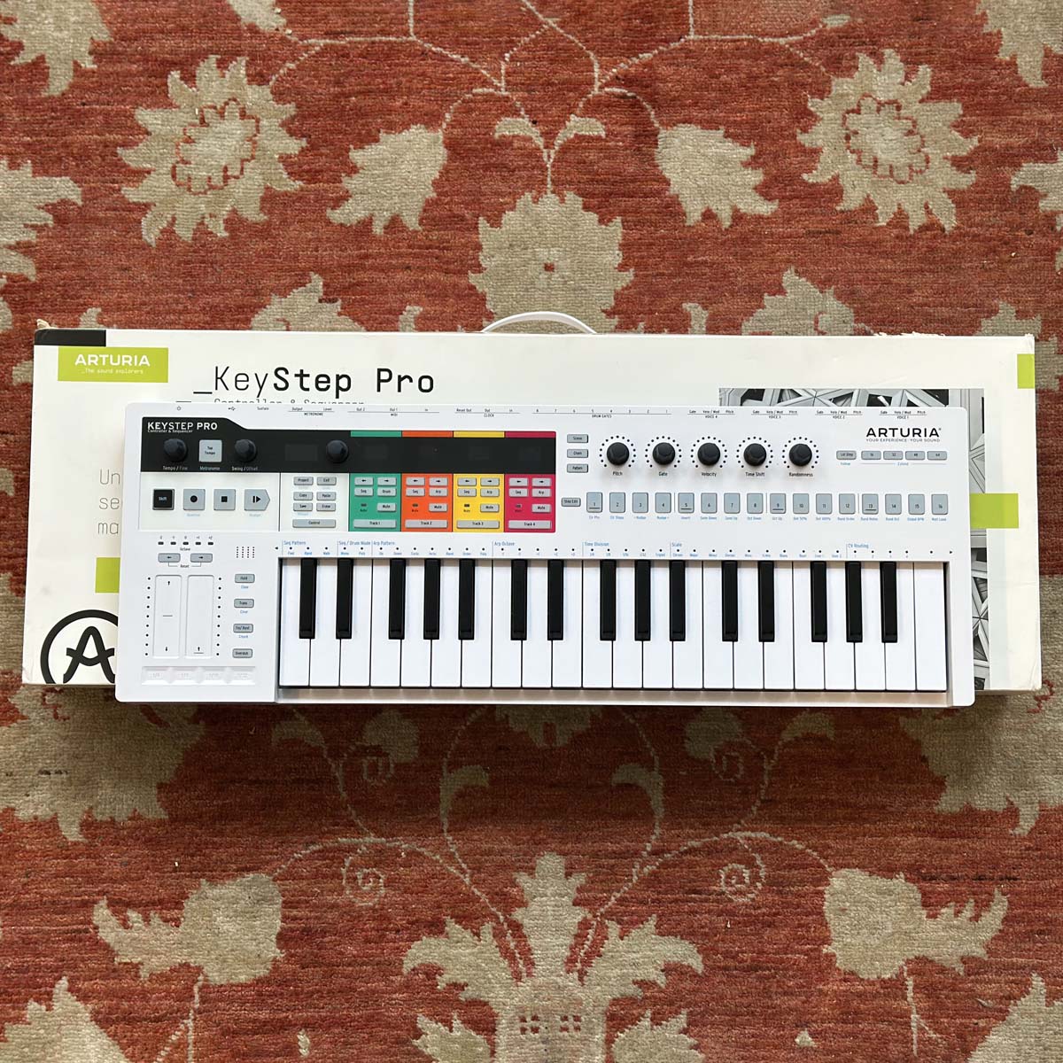 Arturia KeyStep Pro Polyphonic 37 Note Step Sequencer & Keyboard Controller