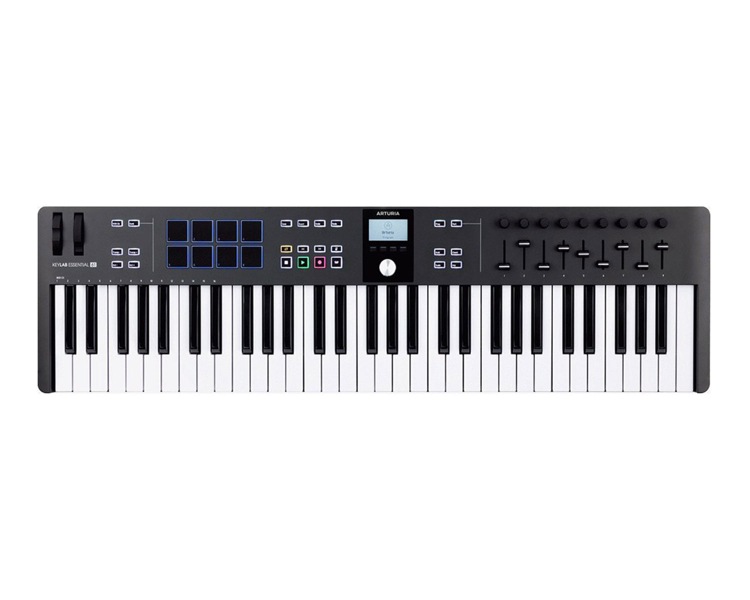 【わっしゃん】Arturia KeyLab MkⅡ 61 Black Arturia Keylab 61 Mk2 - Black – Found Sound