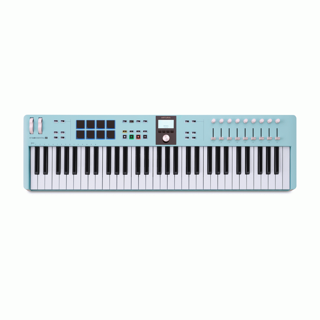 Arturia Keylab Essential Mk3 61 Key Controller - Aquamarine
