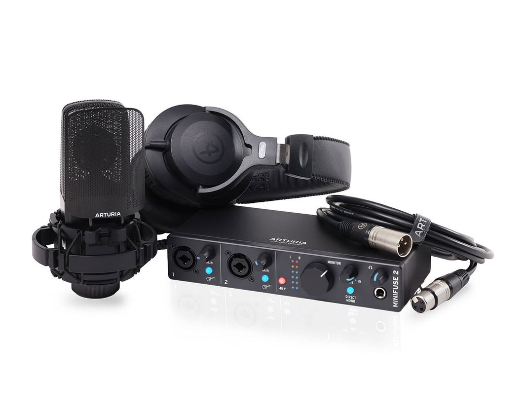 Arturia Minifuse Recording Pack - Black