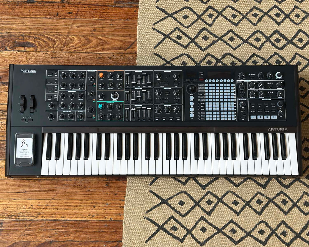 Limited Edition Arturia PolyBrute Noir 6-Voice 61-Note Analogue Synthesizer