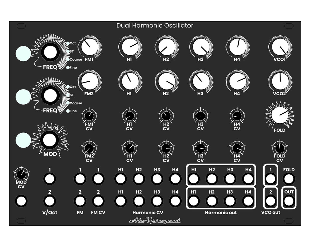 AtoVProject Dual Harmonic Oscillator - Black