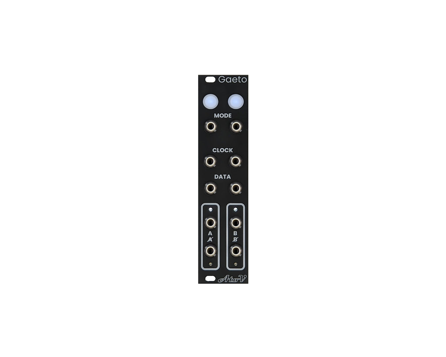 AtoVProject Gaeto Clocked Logic Eurorack Module - Black