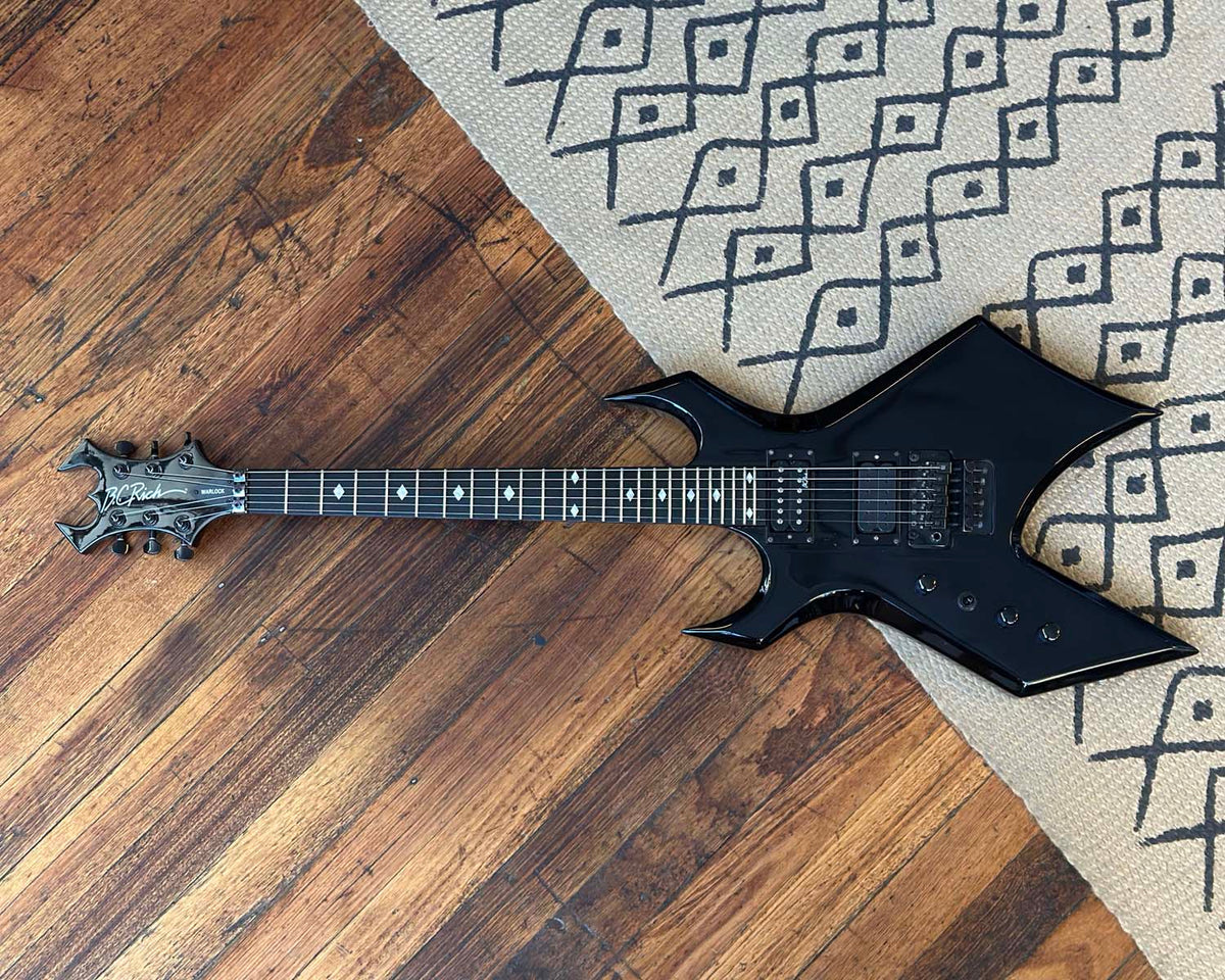 BC Rich Warlock NJ Series - Left-Handed w/ Widow Headstock, Diamond Inlays