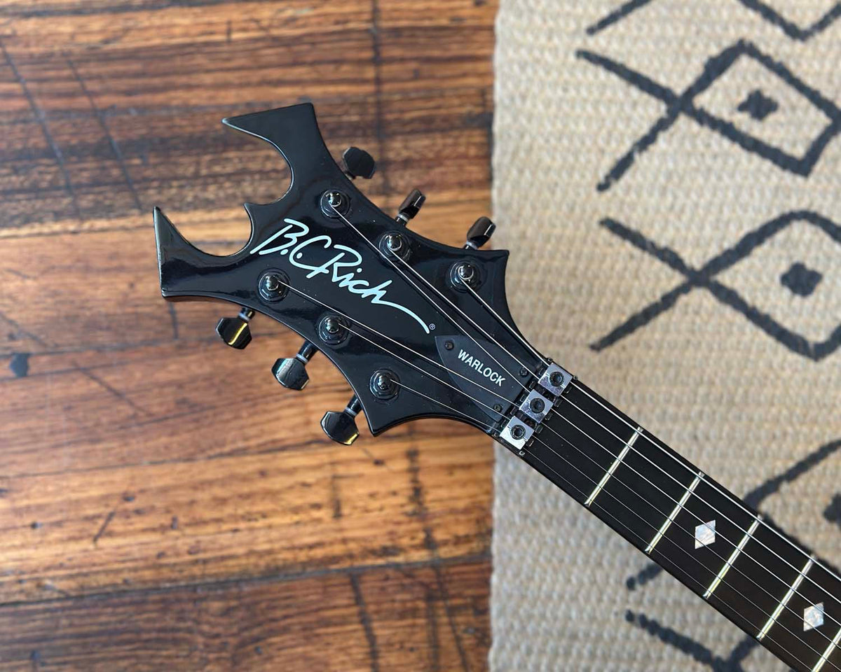 BC Rich Warlock NJ Series - Left-Handed w/ Widow Headstock, Diamond Inlays