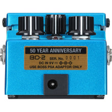 Load image into Gallery viewer, Limited Edition BOSS BD-2-B50A Blues Driver 50th Anniversary Overdrive
