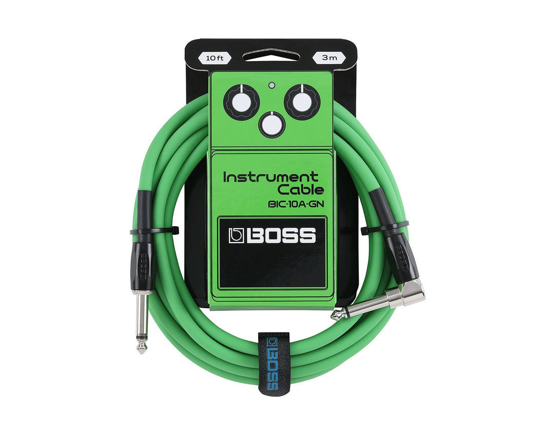 BOSS BIC-10A-GN Right-Angle 1/4