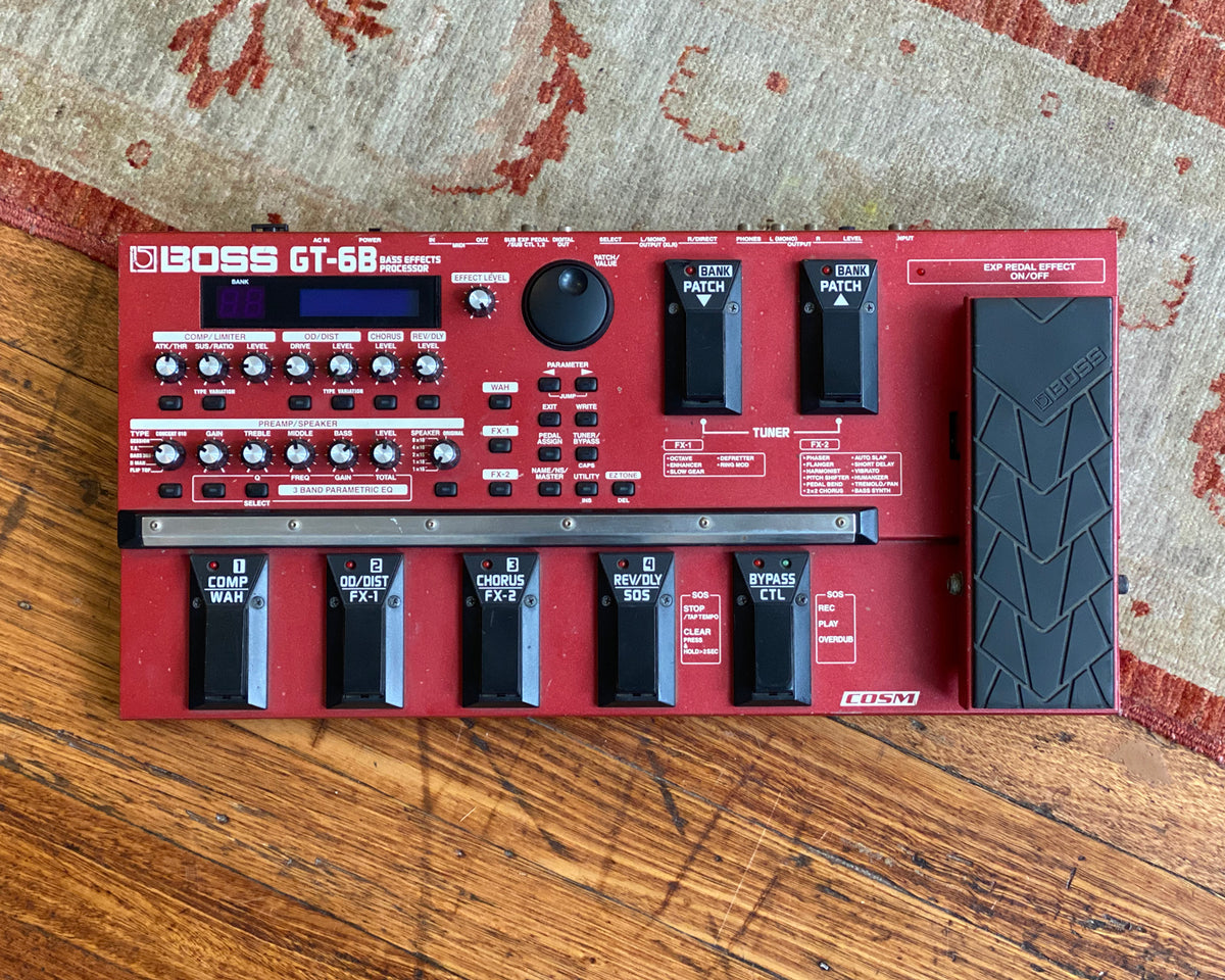 BOSS GT-6B Bass Effects Processor – Found Sound