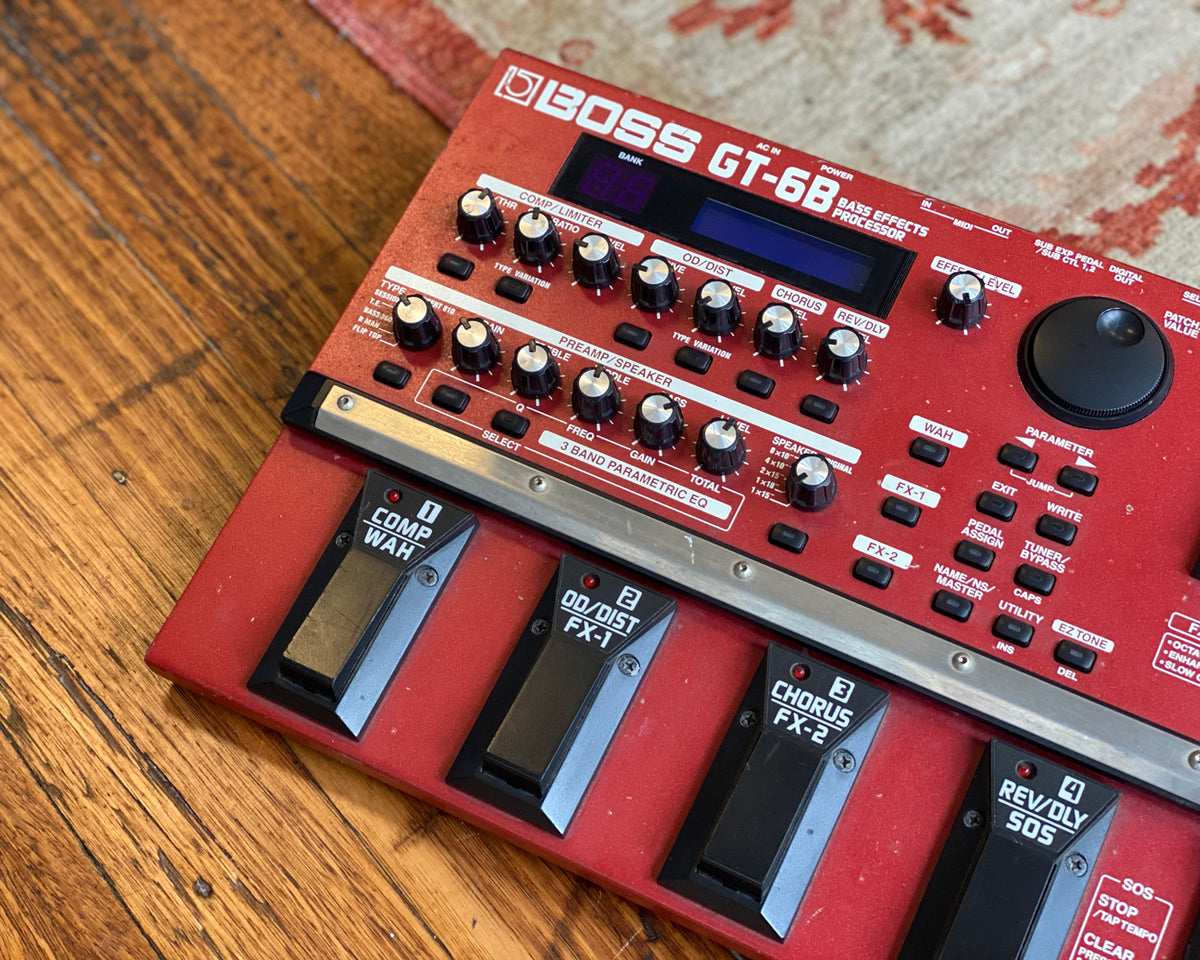 BOSS GT-6B Bass Effects Processor – Found Sound