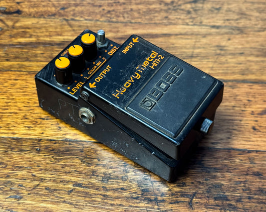 Black Label BOSS HM-2 Heavy Metal Distortion Pedal - Made in Japan