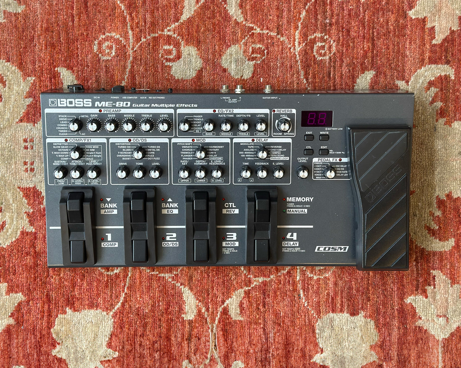 BOSS ME-80 本体のみ Amazon | BOSS Guitar Multiple Effects ME-80