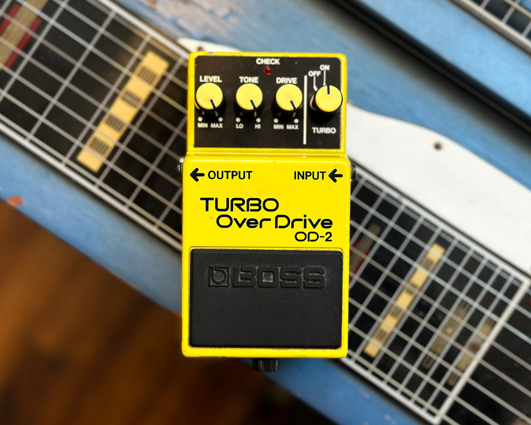 1987 BOSS OD-2 Turbo OverDrive - Black Label