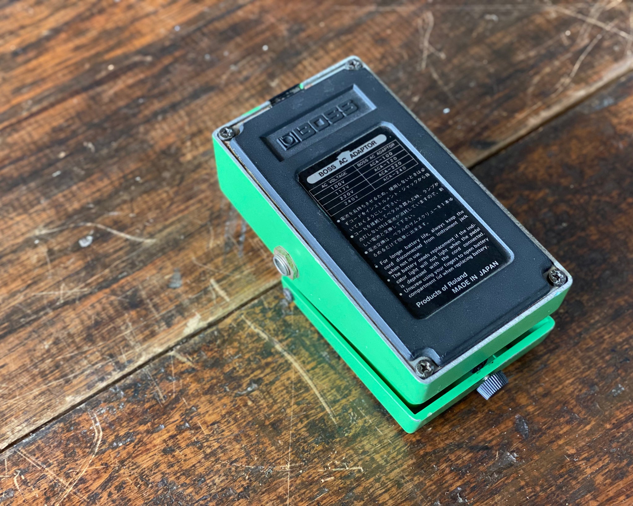 83年モデル★BOSS PH-1R★Phaser Boss PH-1R Phaser (Black Label) Japan 1981 - Green - Vintage