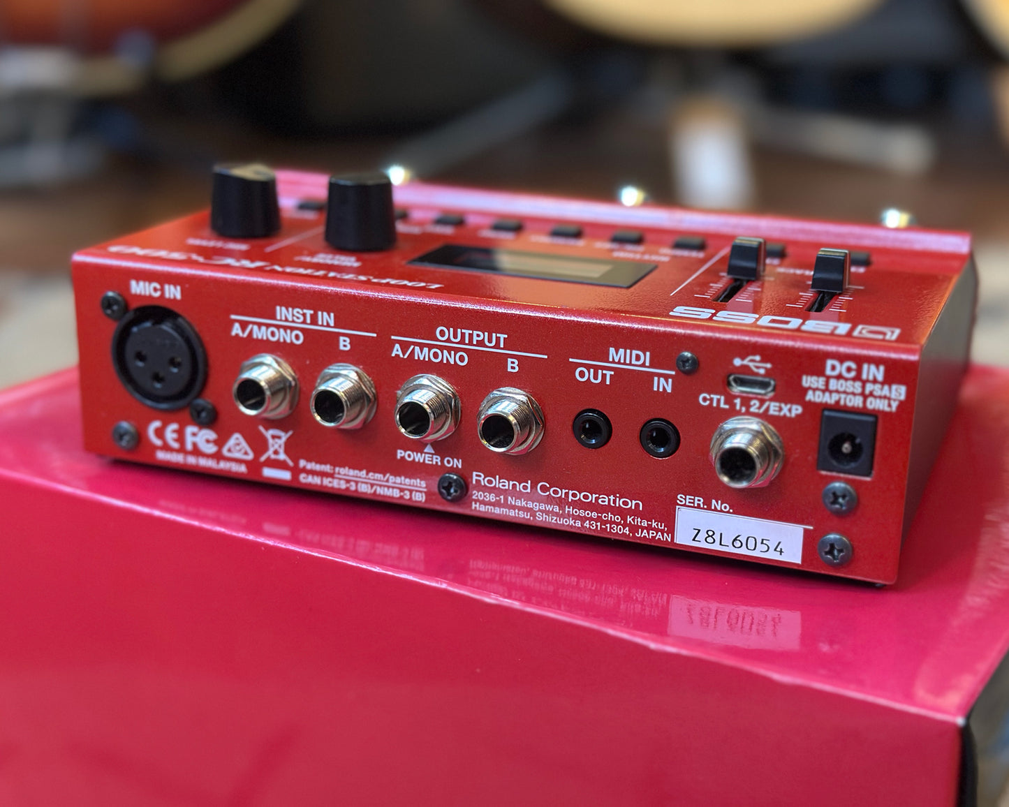 BOSS RC-500 Loop Station 2-Track Looper Pedal