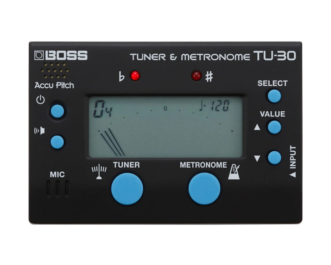 BOSS TU-30 Tuner & Metronome
