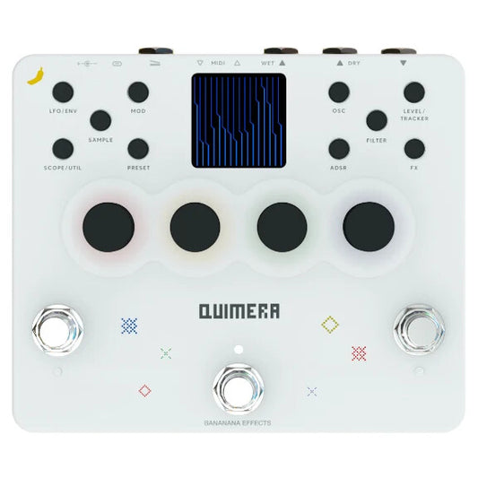 Bananana Effects Quimera Pitch-Tracking Synthesizer Pedal 🍌