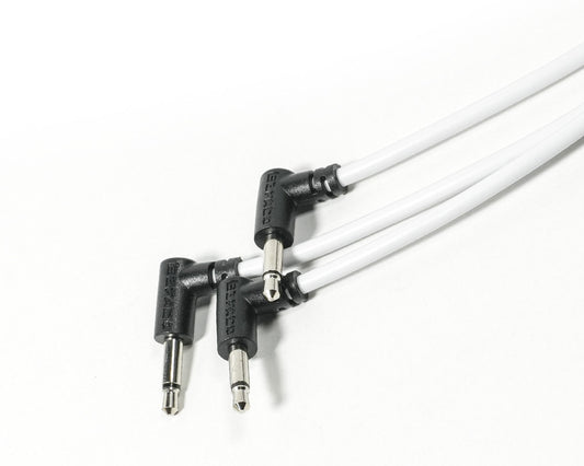 Befaco 100cm Patch Cable Right Angle - White x 4