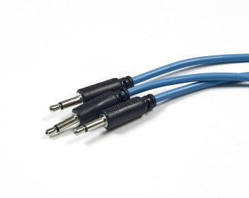 Befaco 120cm Patch Cables straight 3 Pack (Blue)
