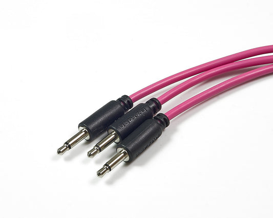 Befaco 300cm Patch Cables straight 3 pack (Pink)