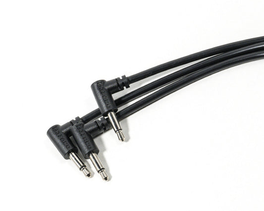 Befaco 30cm Patch Cable Right Angle - Black x 5