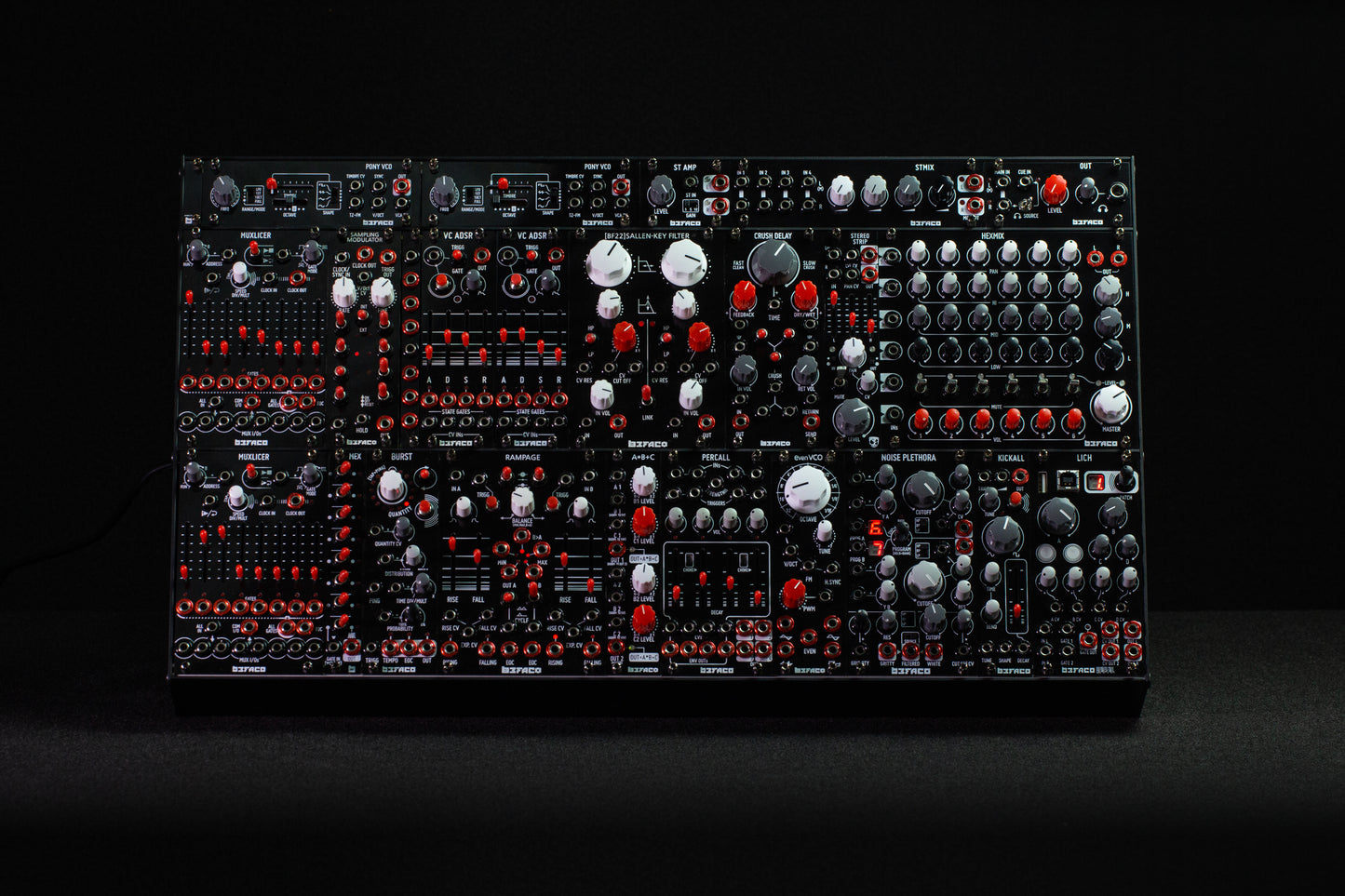 Befaco 7U Case DIY with Custom PET-G Plastic Cover