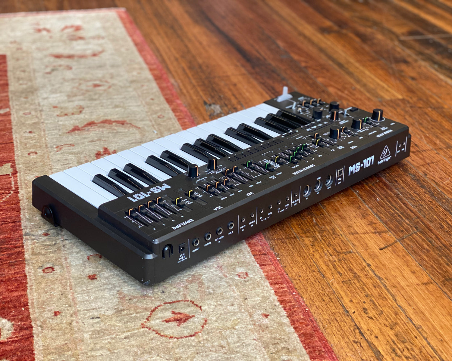 Behringer MS 101 MS 1 Black Analog Synthesizer Found Sound