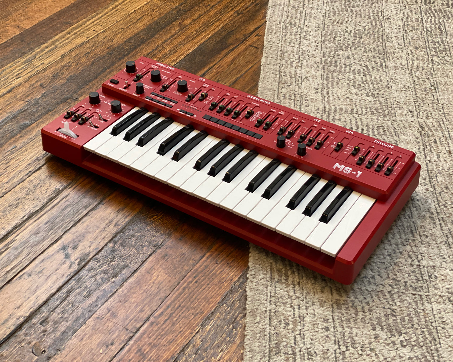 Behringer MS-1 (MS-101) Red Analog Synthesizer – Found Sound