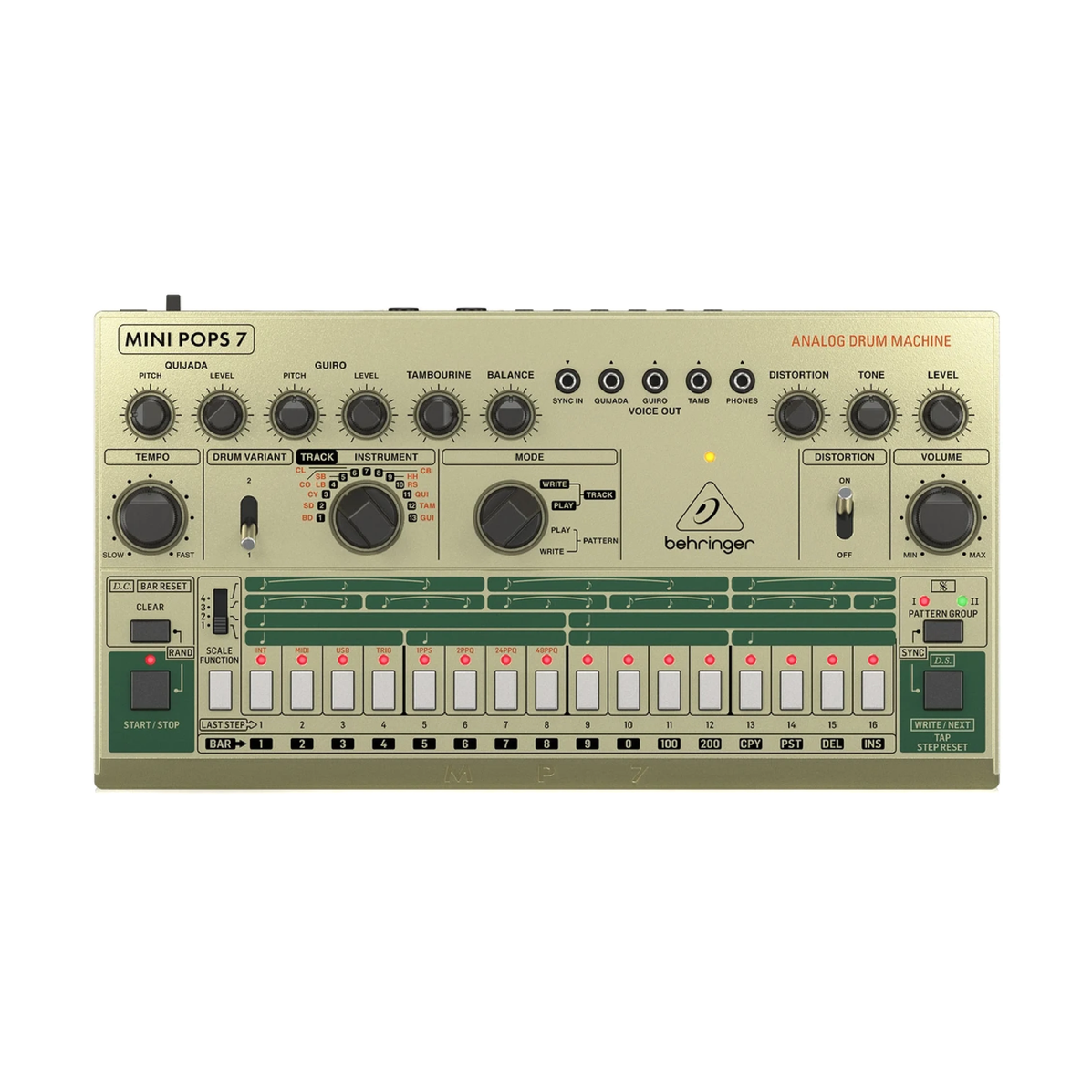 Behringer Mini Pops 7 Analog Drum Machine
