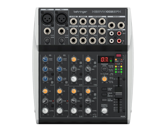 Behringer XENYX 1002SFX 10 Channel Mixer w/USB & Effects