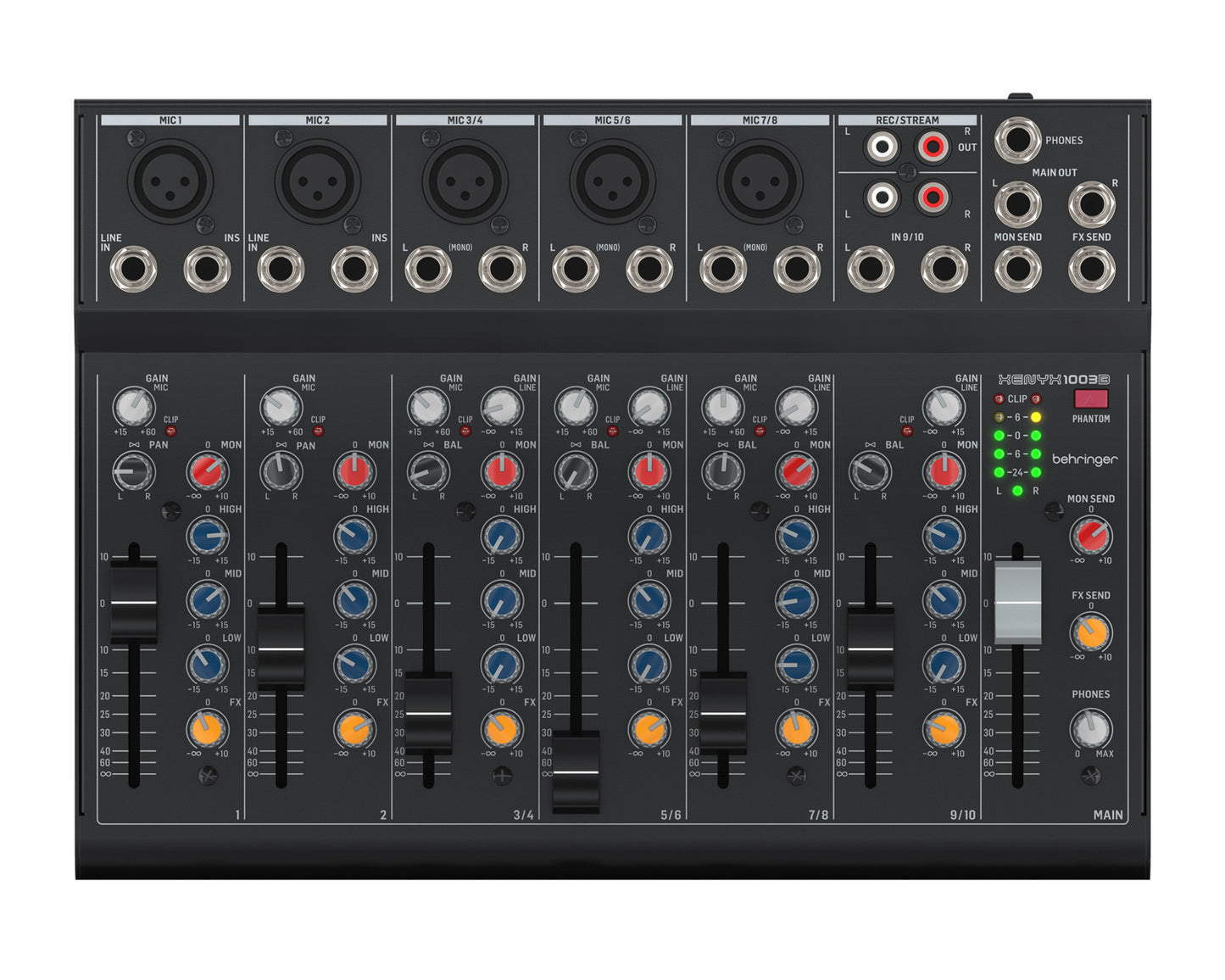Behringer XENYX 1003B 10 Channel Battery Powered Mixer