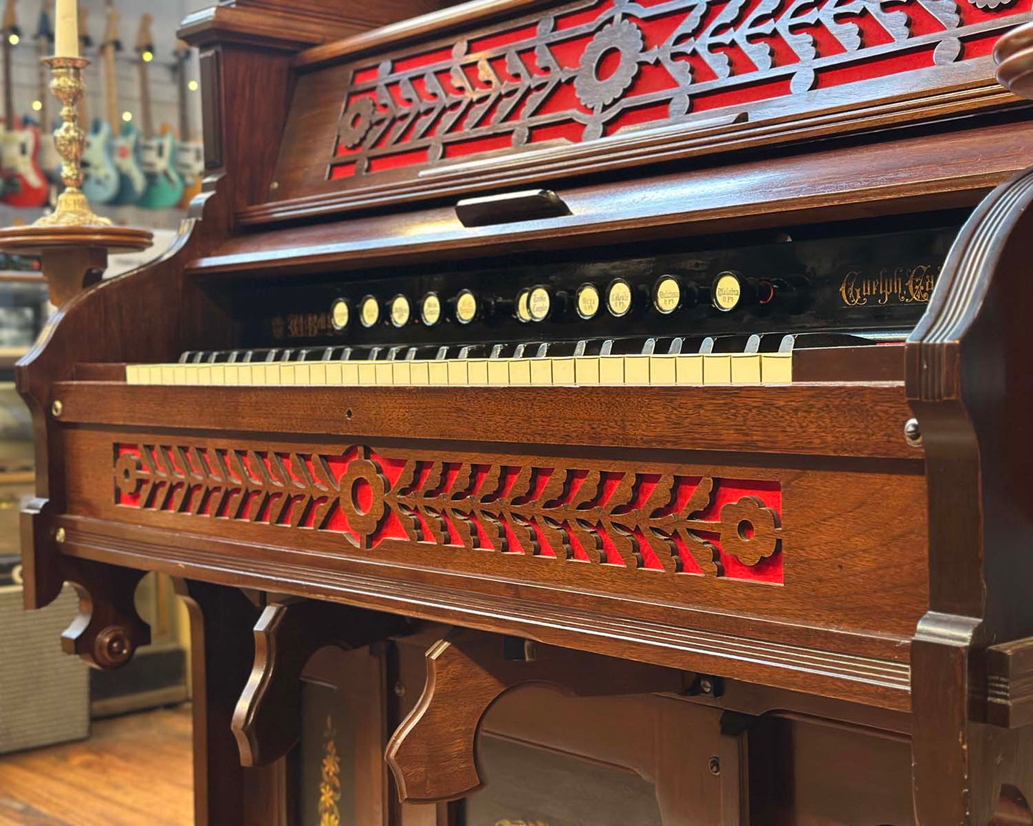 Bell Organ & Piano Co. Antique Pedal Organ