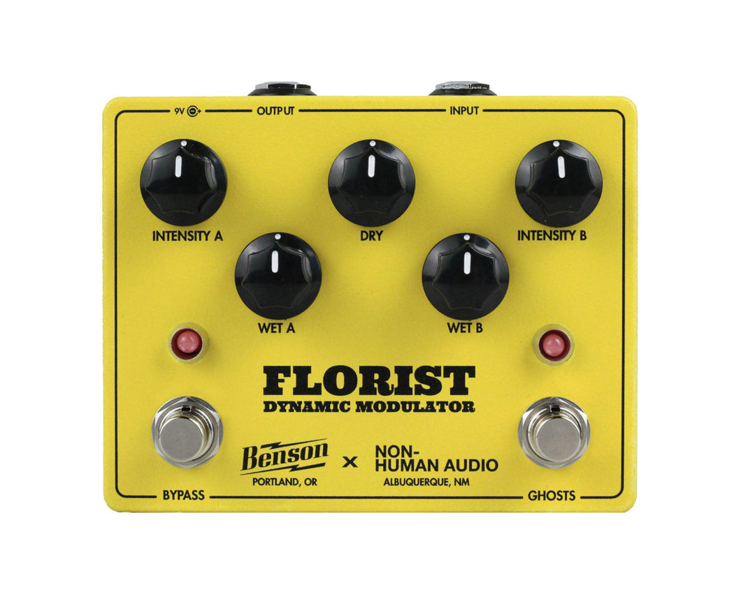 Benson Amplifiers x Non-Human Audio Florist Dynamic Modulator - Yellow