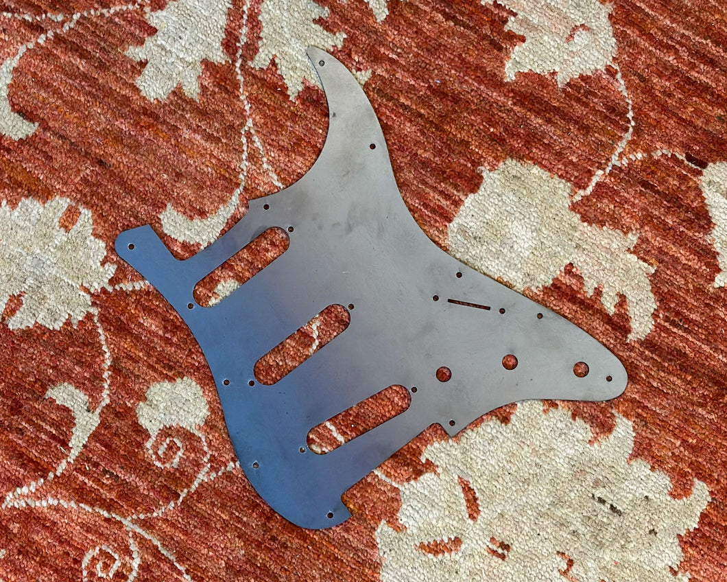 Billy Hill Custom Stratocaster Laser Cut Steel Pickguard Prototype
