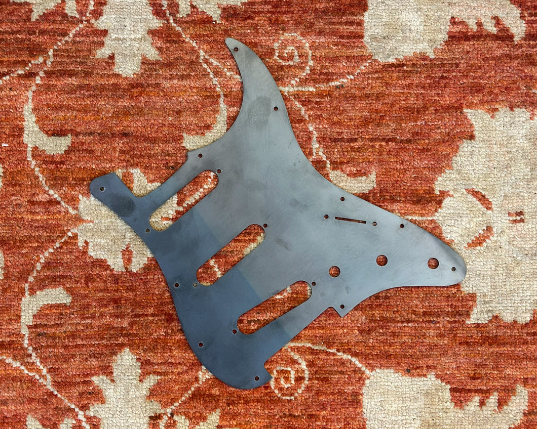 Billy Hill Custom Stratocaster Laser Cut Steel Pickguard Prototype